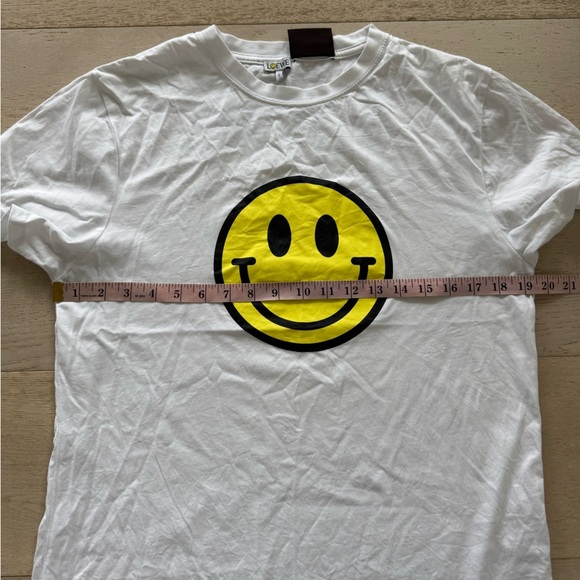 LOEWE x Paula's Ibiza 2020 Smiley Collection White Short Sleeve T-Shirt, Size M - Picture 5 of 7